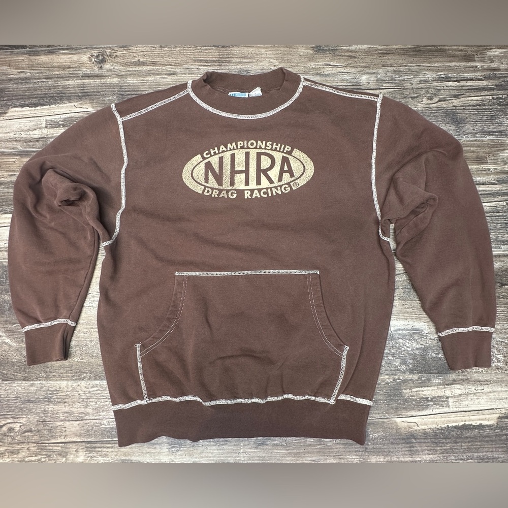 NHRA Crewneck Sweatshirt - Y2K - MainGate - Y2K - Medium - GUC